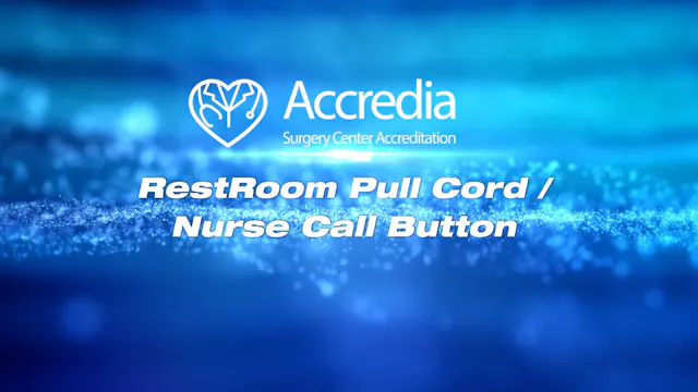 RestRoom Pull Cord  Nurse Call Button...