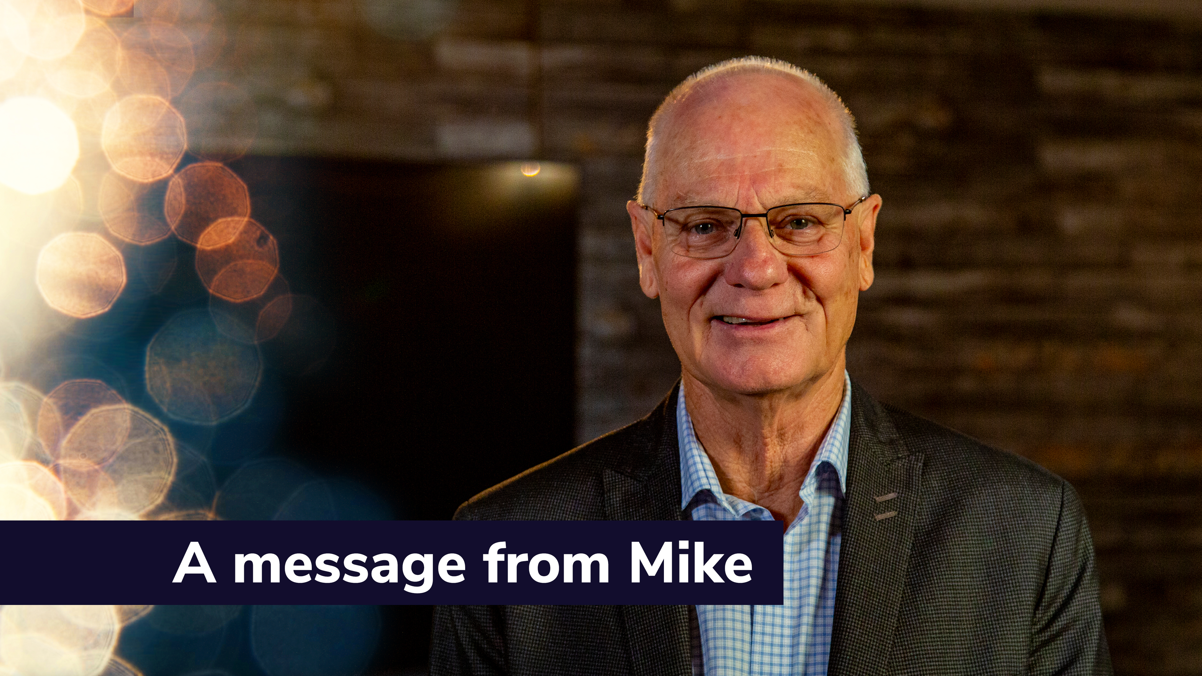 Be part of the Miracle - A message from Mike