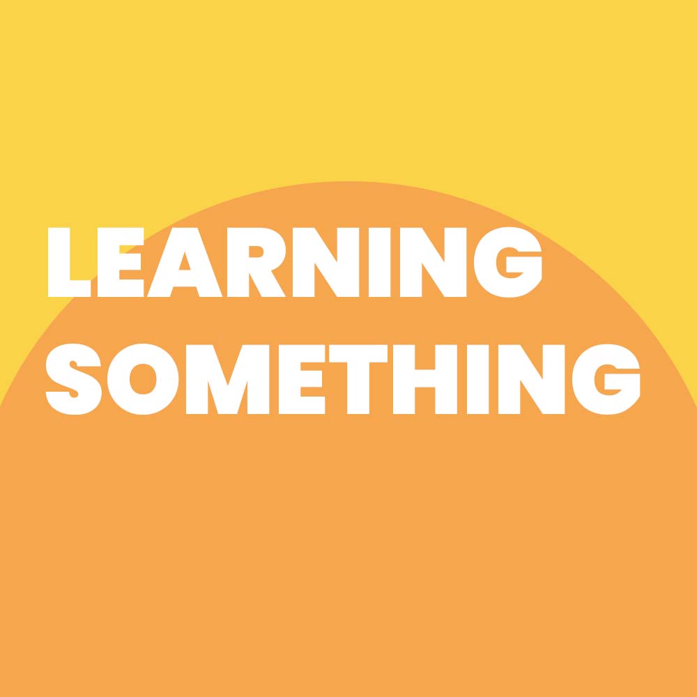 Learning something
