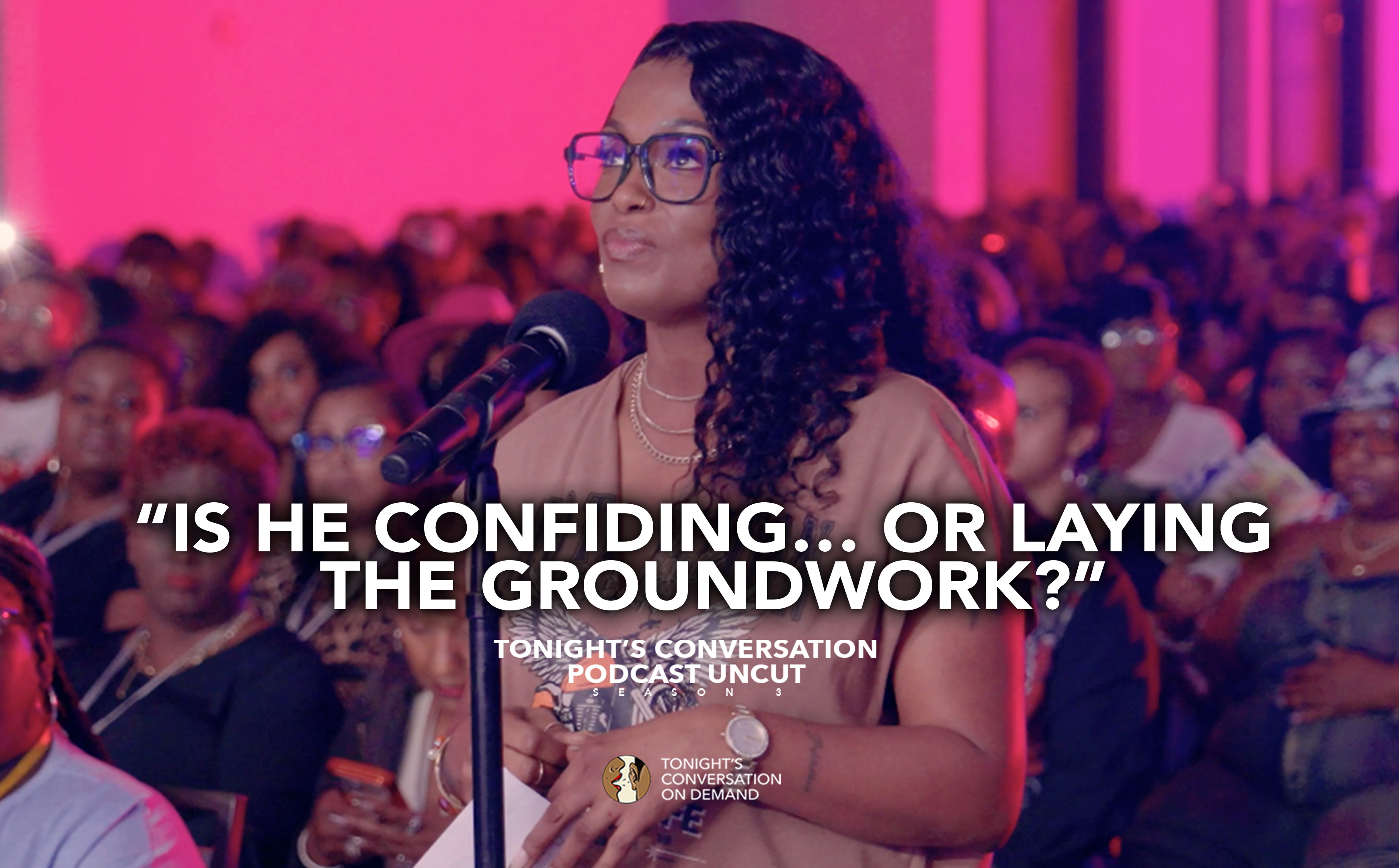 Is He Confiding… or Laying the Groundwork?