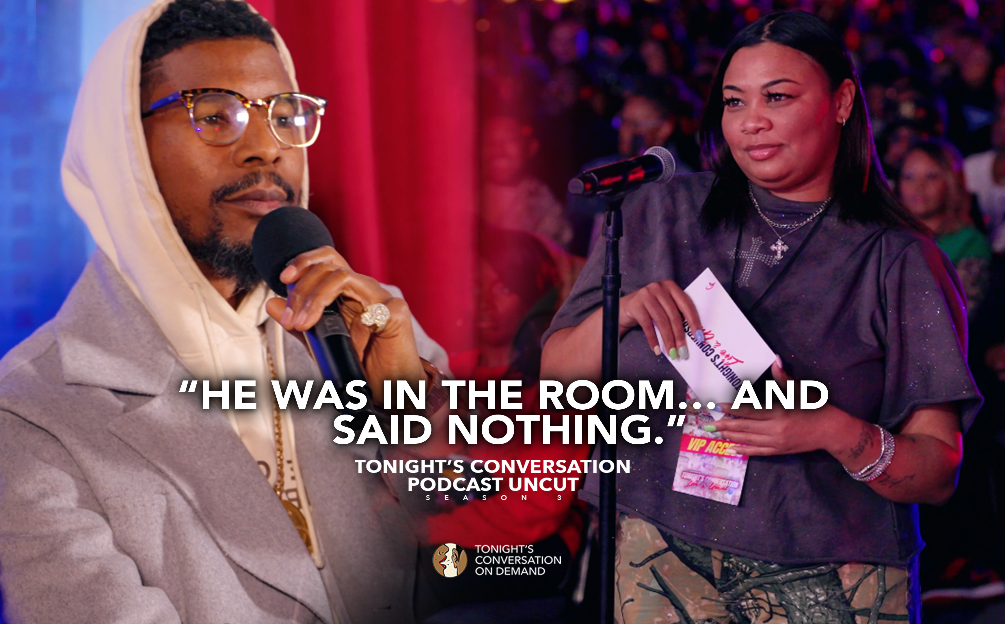 He Was in the Room… and Said Nothing.