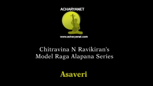 Asaveri Model Raga Alapana