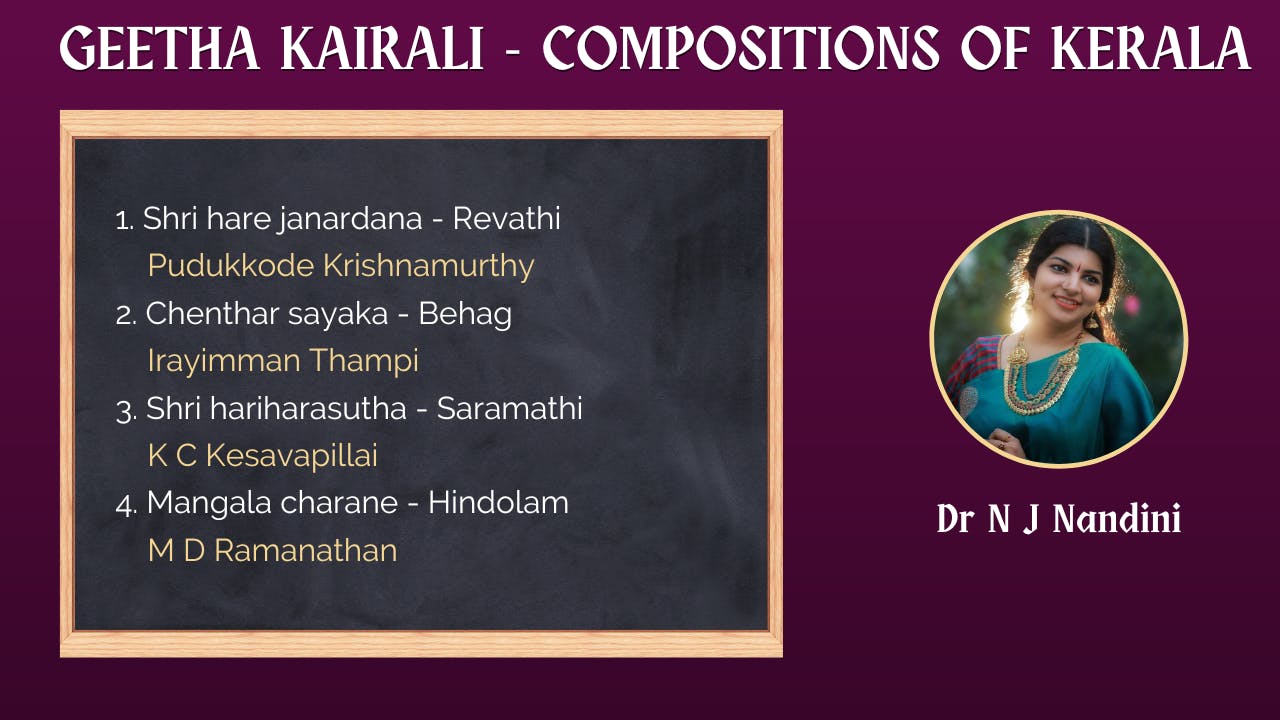 Geetha Kairali: Dr N J Nandini