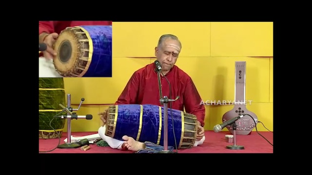 Mridangam Lesson - Introduction by Sangita Kalanidhi Prof Trichy Sankaran