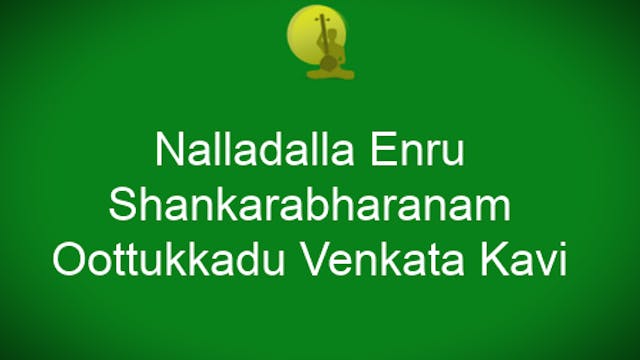 Nalladalla enru -Shankarabharanam – A...