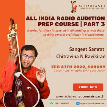 ALL INDIA RADIO (AIR) Audition Prep Course -Part 3