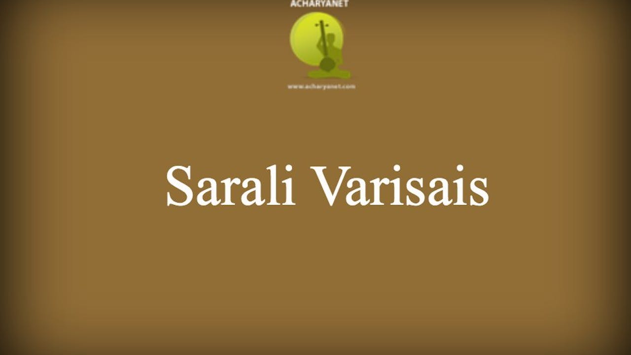 Saralivarishas - 4 Parts