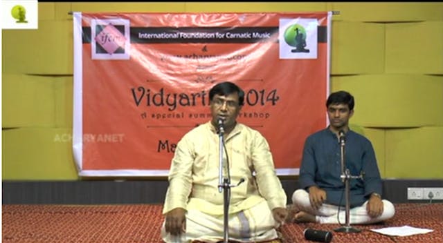 Bhajasva Shree - Nadanamakriya - Adi Tala - Oothukkadu Venkata Kavi