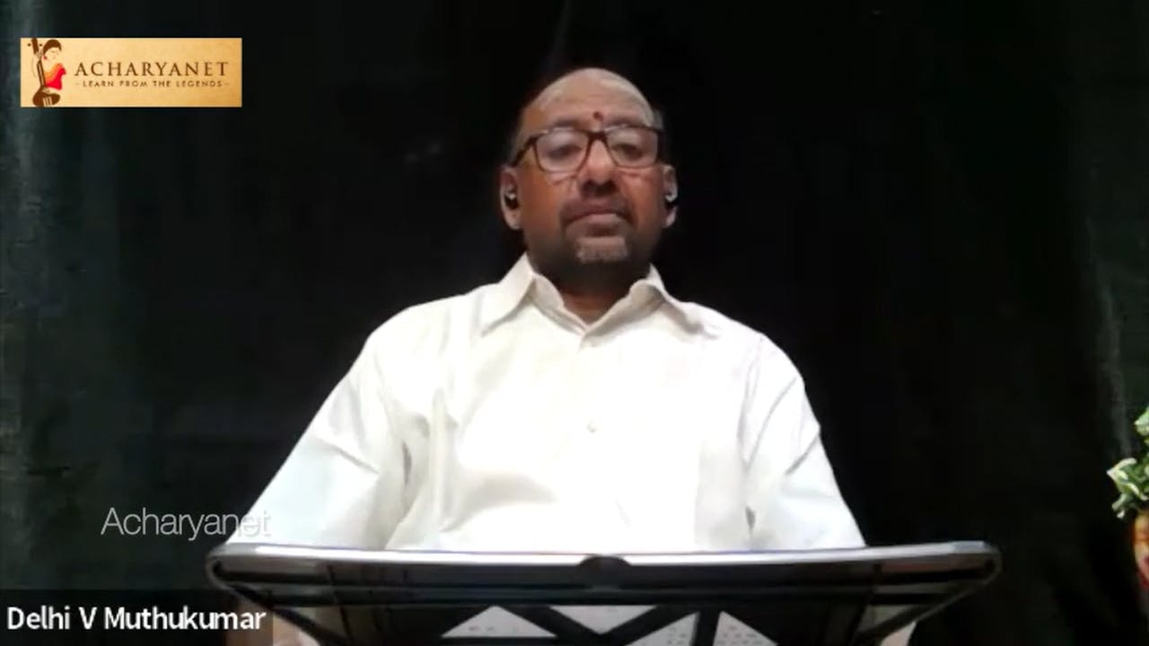 Varnams of TR Subramanyan: Shri Delhi Muthukumar