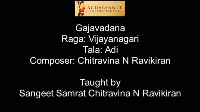 Gajavadana - Vijayanagari - Adi - Chi...