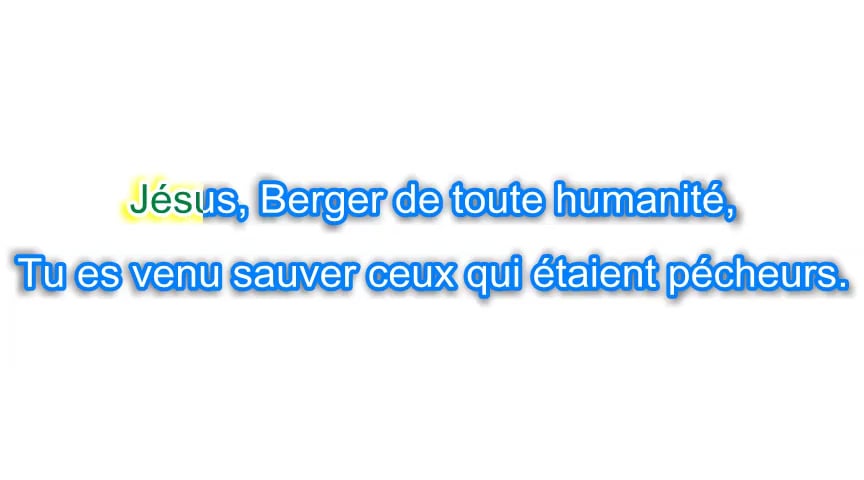 Jésus Berger de toute humanité