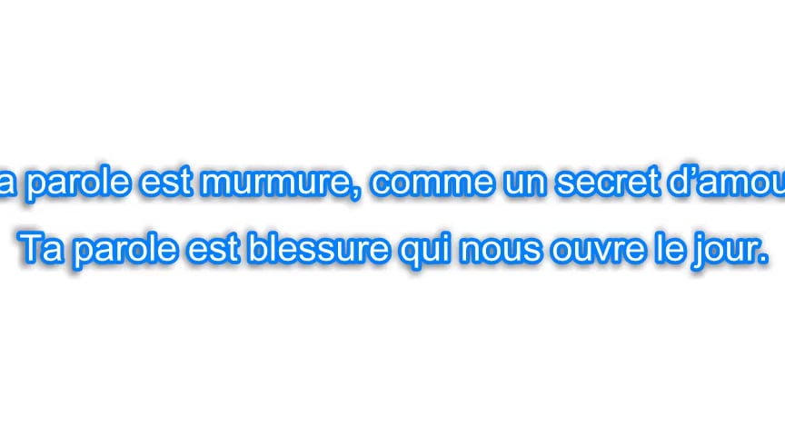 Comme un souffle fragile