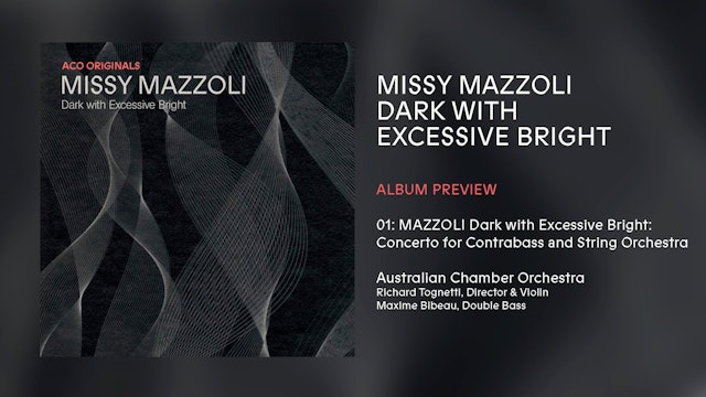 ACO Originals – Missy Mazzoli: Dark with Excessive Bright