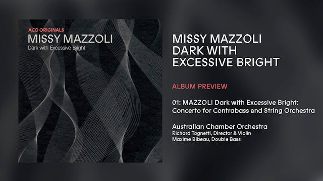 ACO Originals – Missy Mazzoli: Dark w...