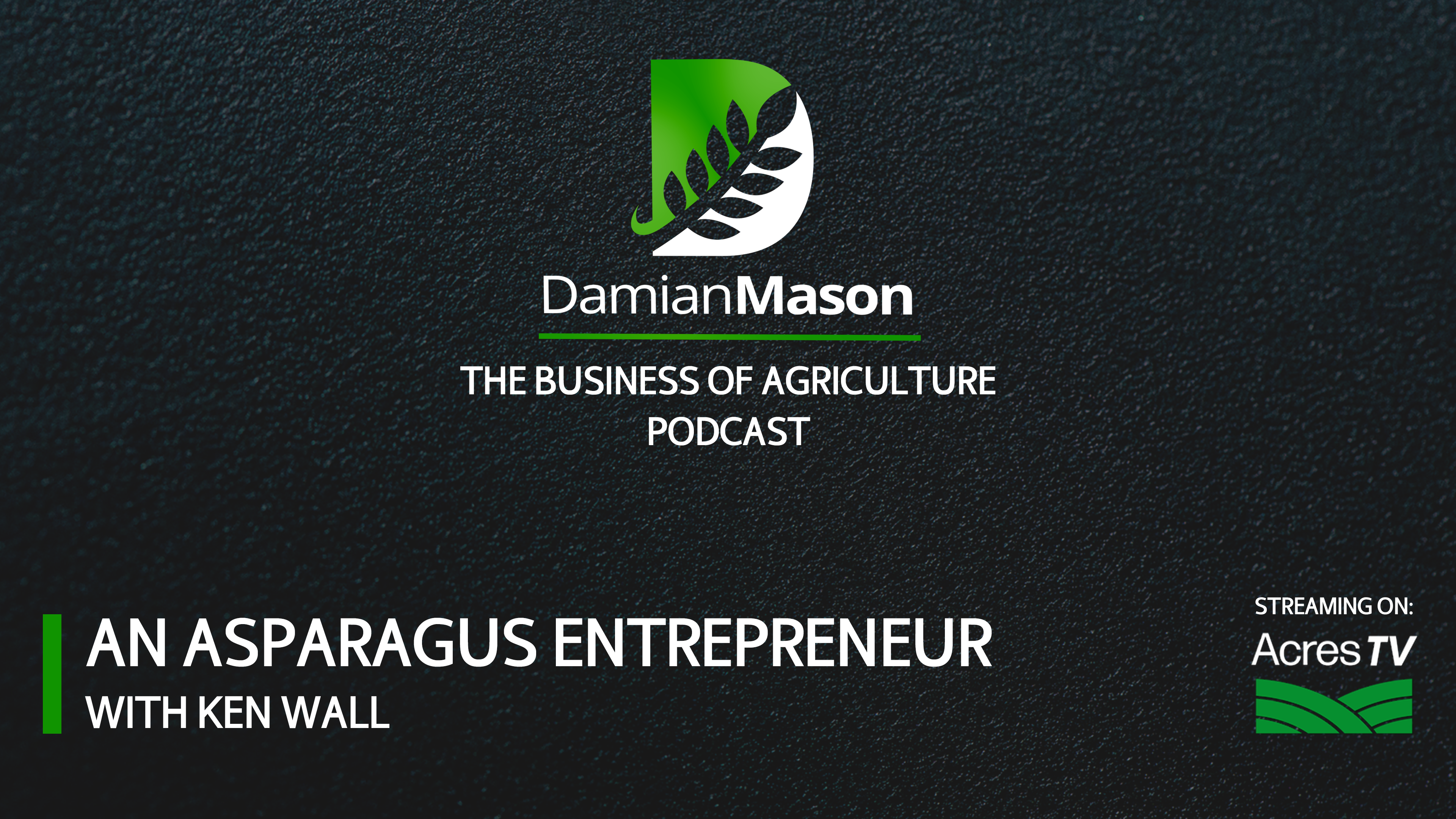An Asparagus Entrepreneur | Damian Mason