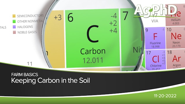 Keeping Carbon in the Soil | Ag PhD