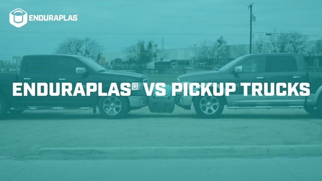 Enduraplas® vs Pickup Trucks | Durable Poly Diesel & DEF Transfer Tanks