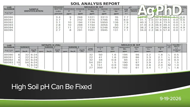 High Soil pH Can Be Fixed | Ag PhD