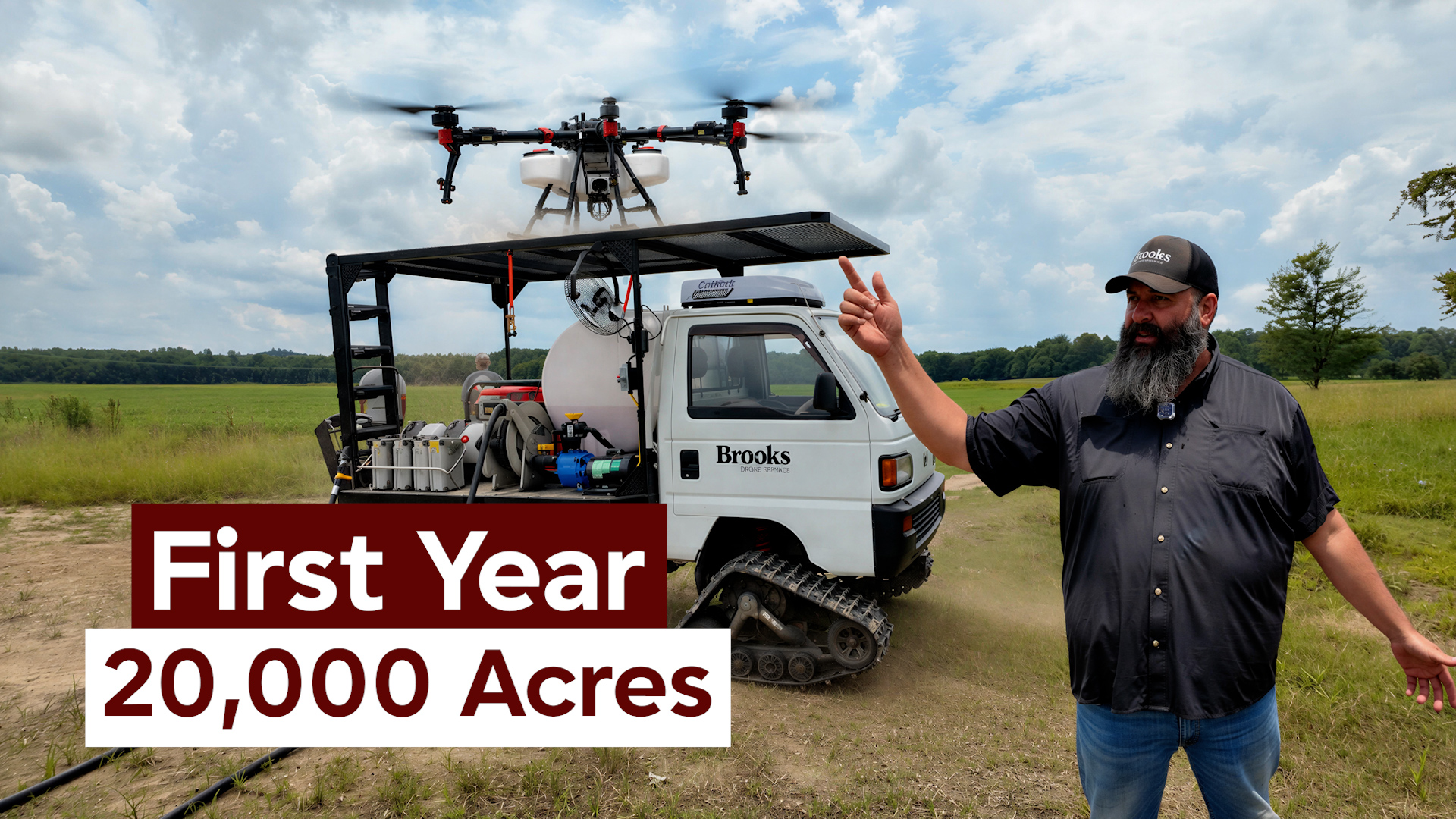 20,000+ Acres in His First Year of Spray Drones | Spray Drone Network