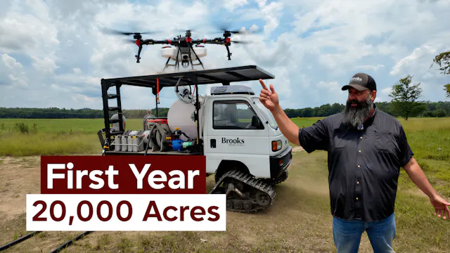 20,000+ Acres in His First Year of Sp...