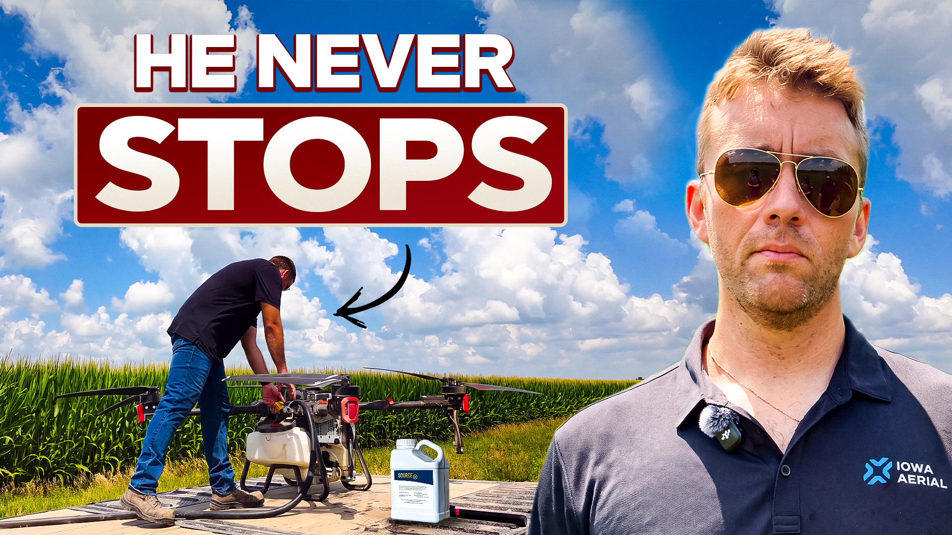 He Never Stops (Brandon's Spray Drone Story) | Spray Drone Network
