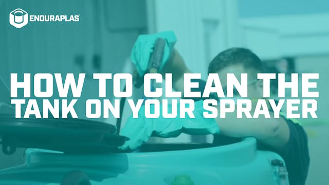 How to Clean the Tank on Your Sprayer...