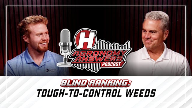Blind Ranking: Tough To Control Weeds...