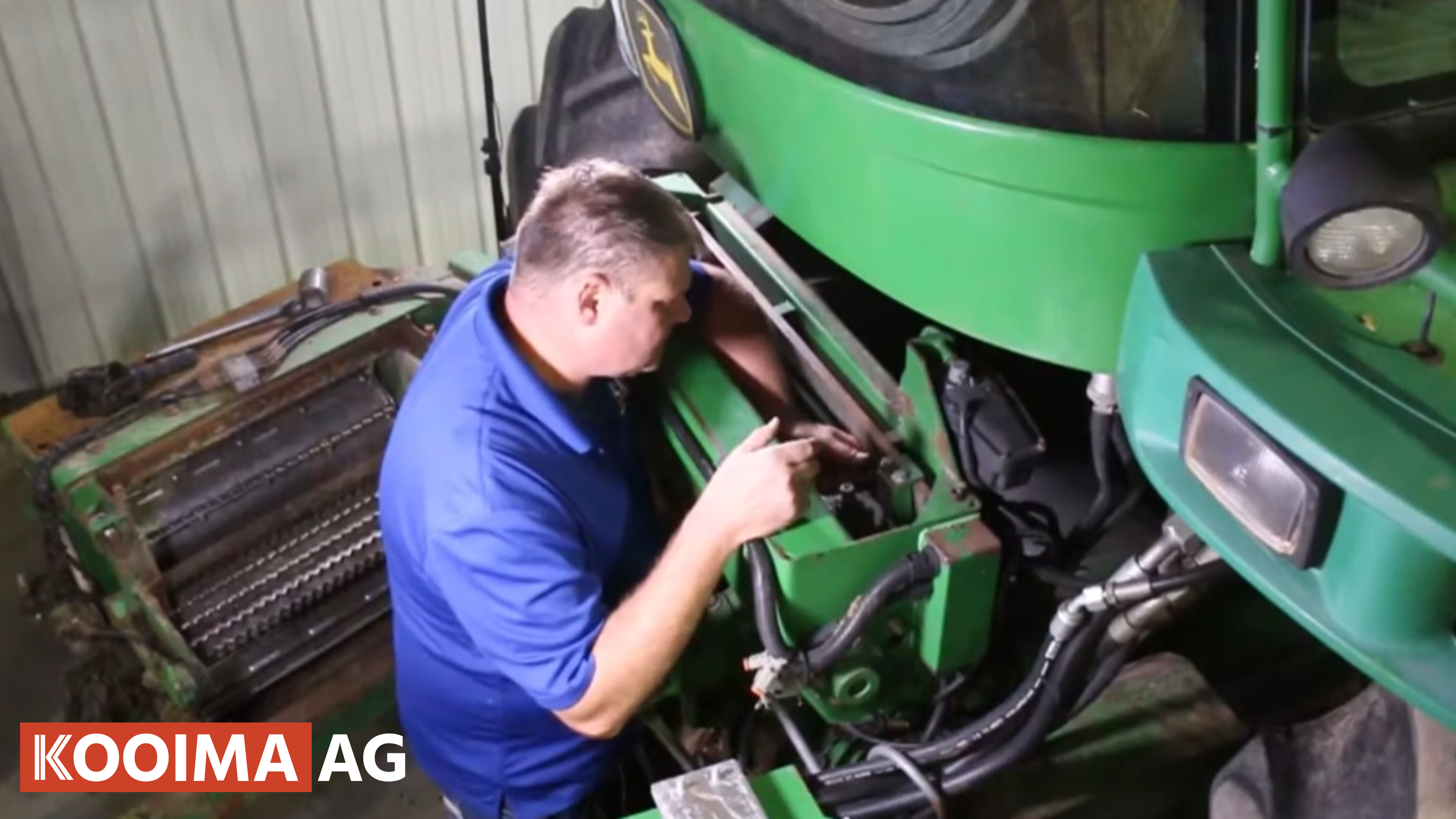 How to Install the Sharpening Stone on a 7000 Series JD® Harvester | Kooima Ag