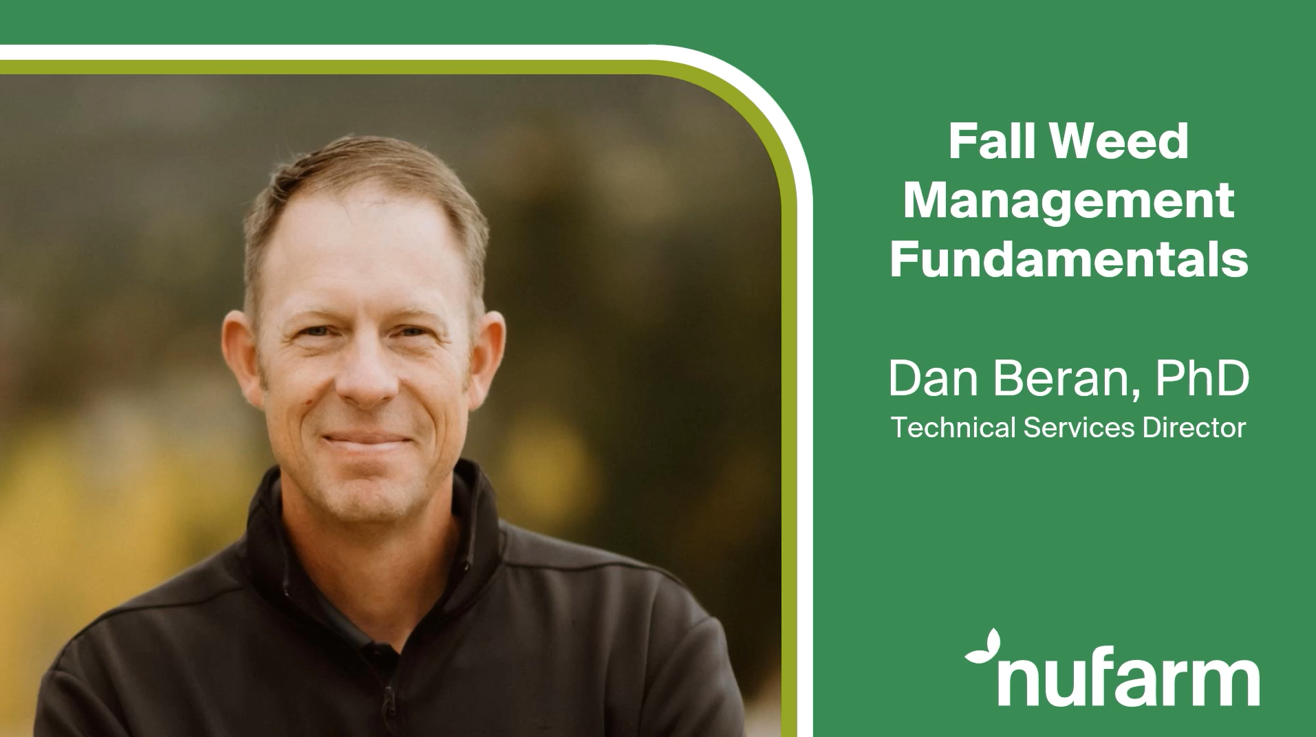 Fall Weed Management | Nufarm