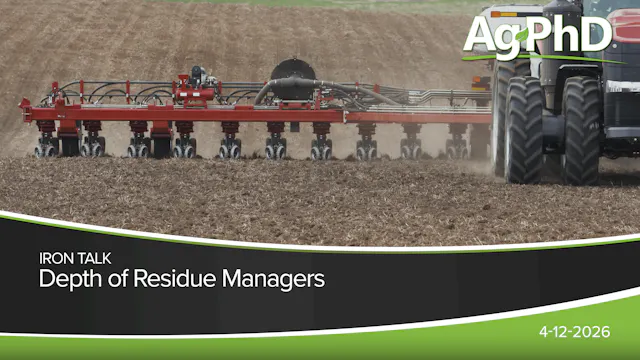 Depth of Residue Managers | Ag PhD