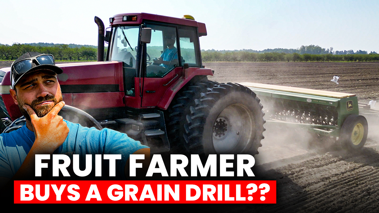 Why Would a Fruit Farmer Need a Grain Drill? | Pomes and Stones