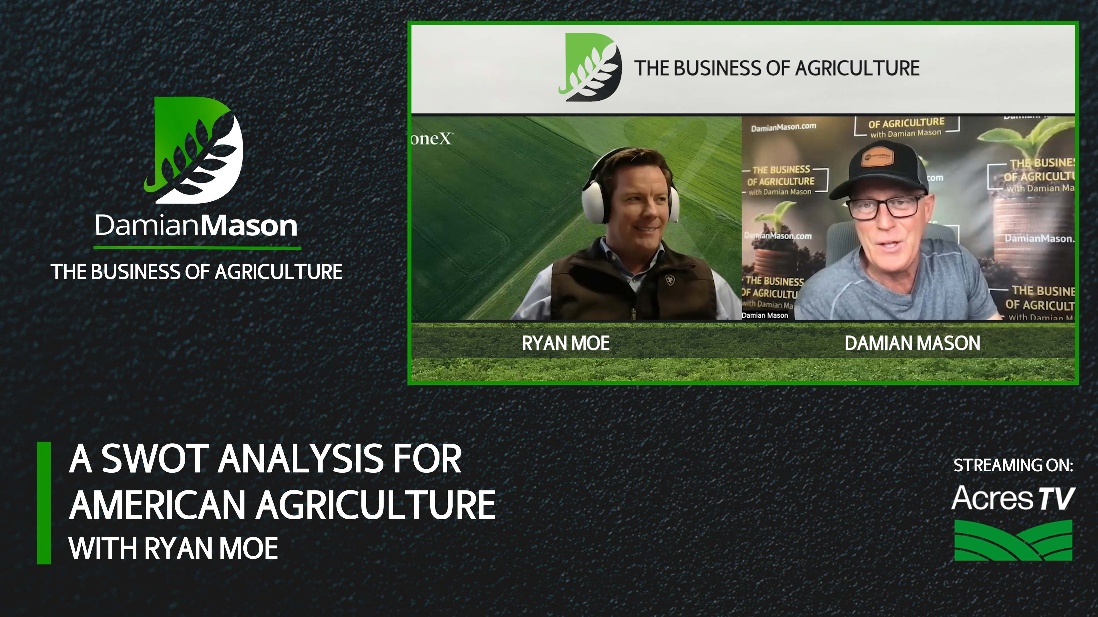 A SWOT Analysis for American Agriculture | Damian Mason