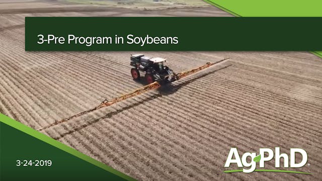 The 3 Pre Program in Soybeans