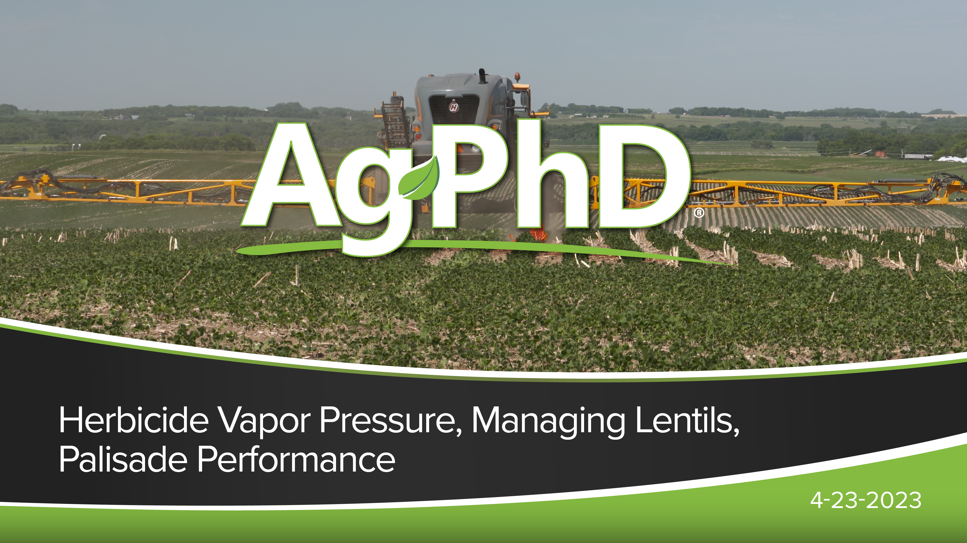 Herbicide Vapor Pressure, Managing Lentils, Palisade Performance | Ag PhD