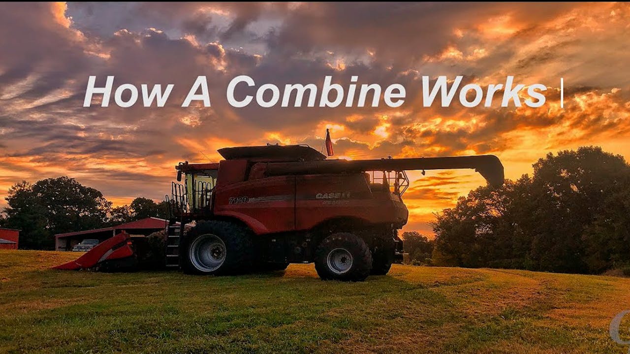 How a Combine Works Griggs Farms Equipment & Tools AcresTV