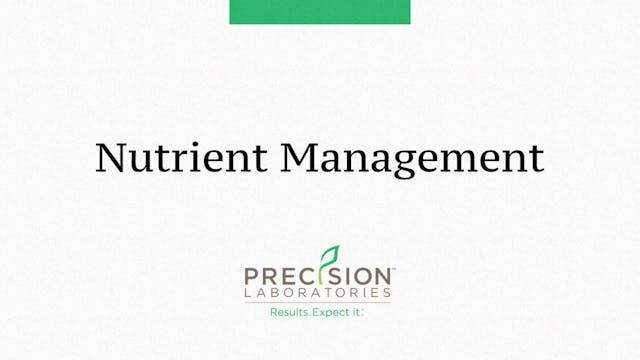 Nutrient Management | Precision Labor...