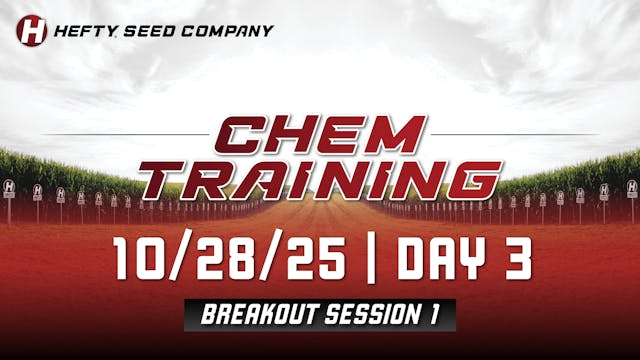 10/28/25 - Chem Training Day 3 - Breakout Session 1