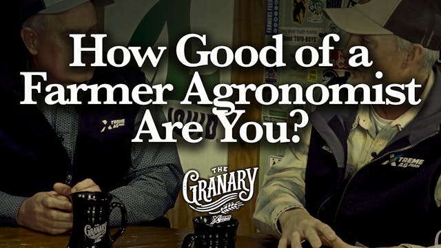 How Good of a Farmer Agronomist Are Y...