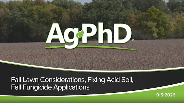 Fall Lawn Considerations, Fixing Acid...