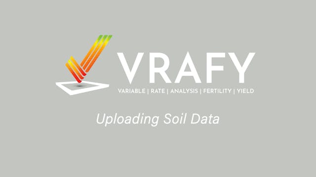 Uploading Soil Data | VRAFY
