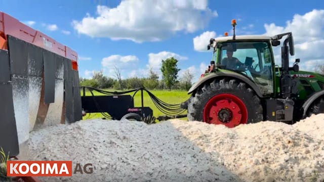 Using Our Compost® Trner to Turn Lime...
