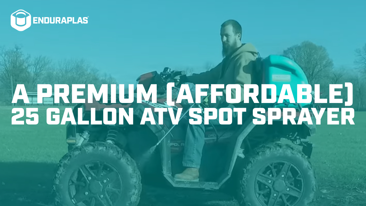 A Premium (Affordable) 25 Gallon ATV Spot Sprayer | Spot Chief® | Enduraplas®