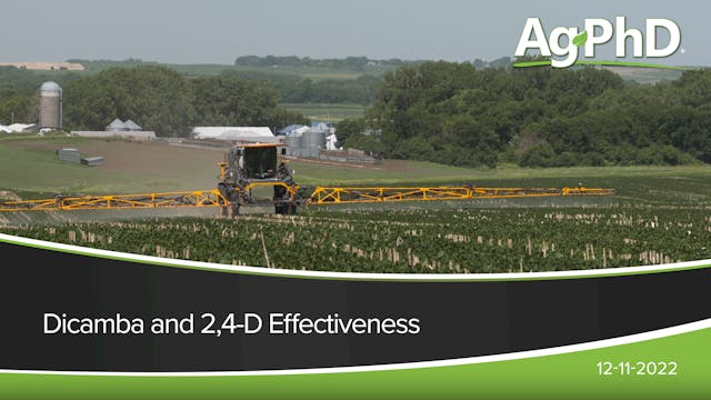 Dicamba and 2,4-D Effectiveness | Ag PhD