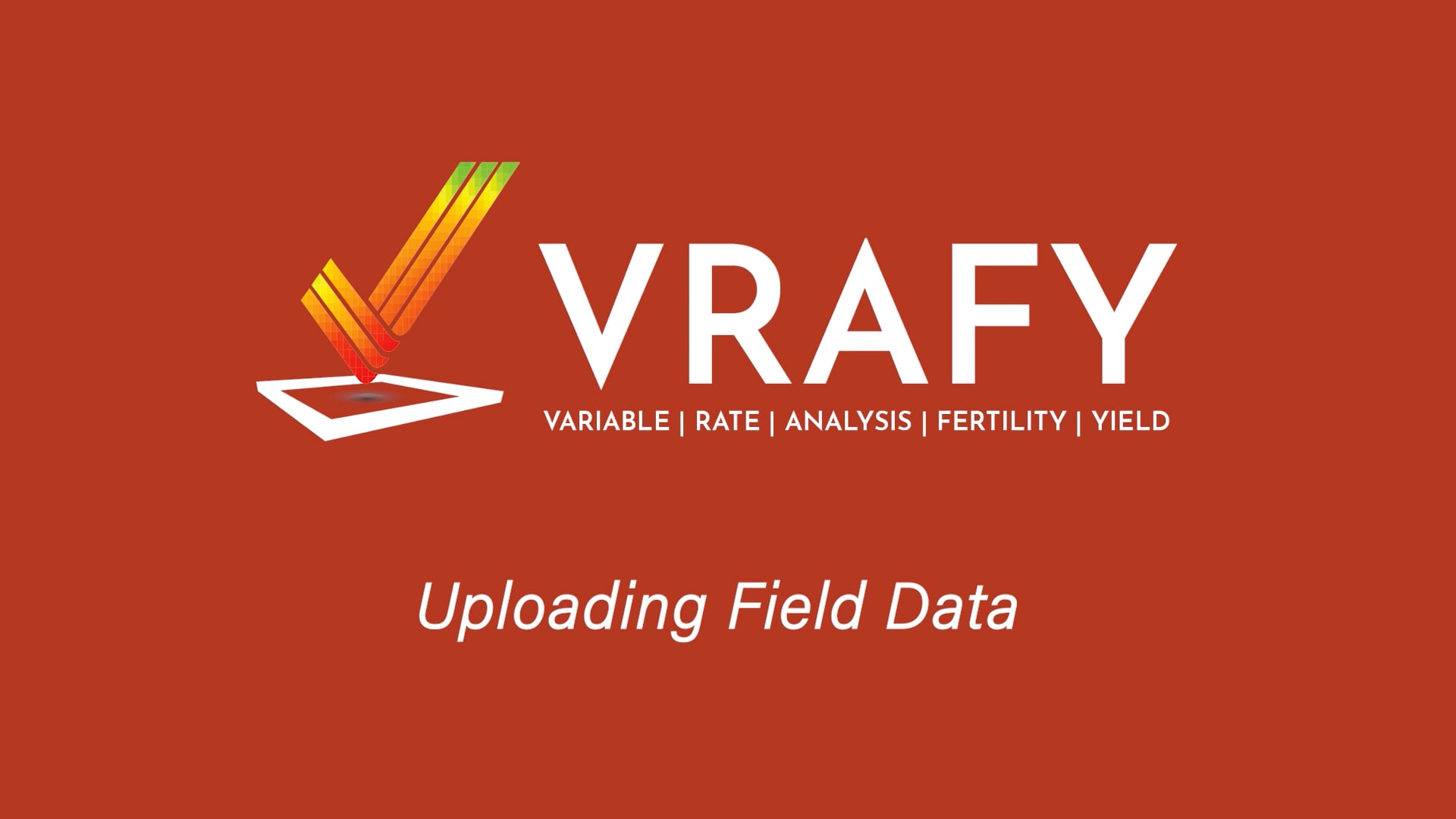 Uploading Field Data | VRAFY