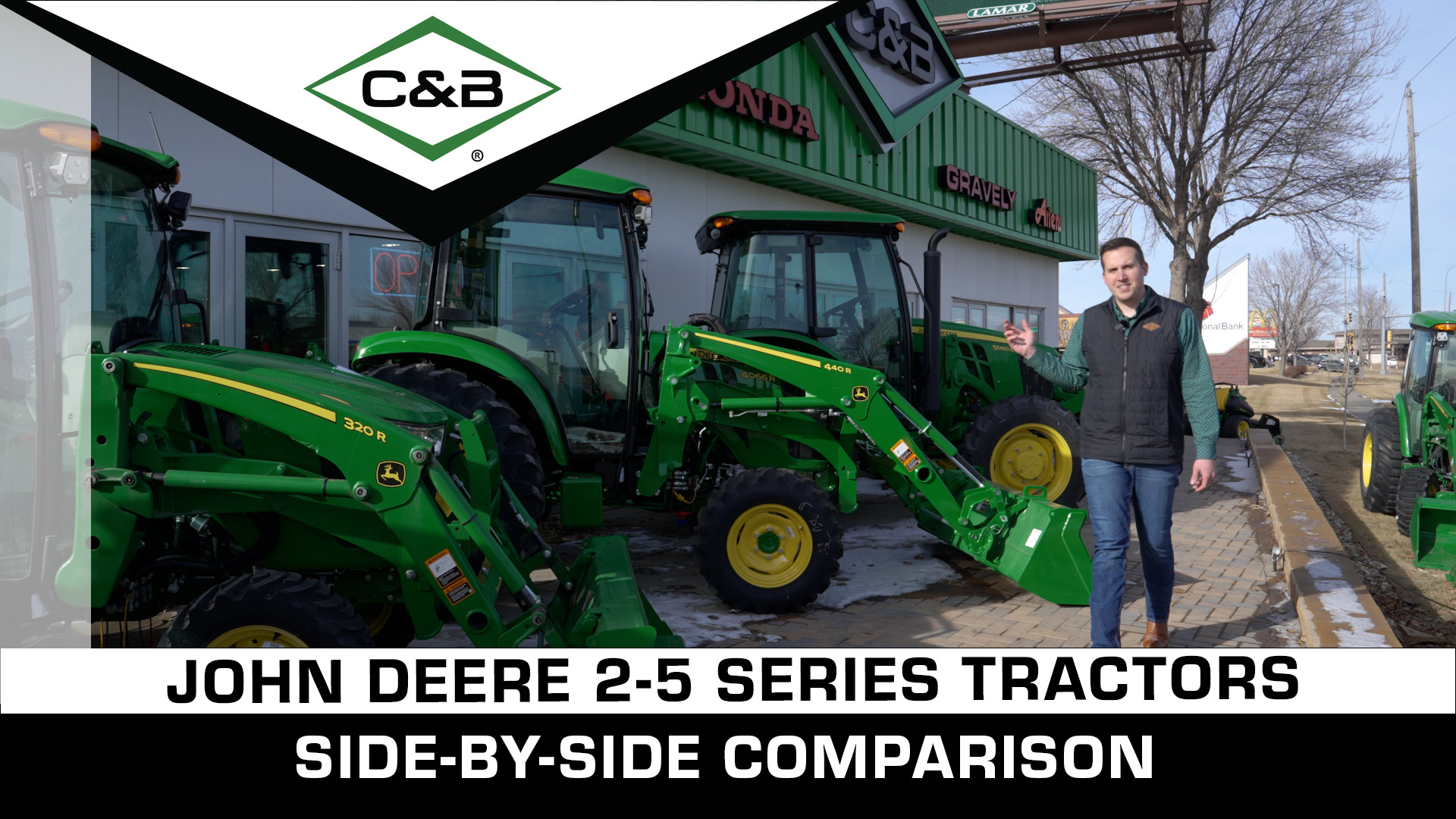 John Deere 2-5 Series Tractors: Side-by-Side Comparison | C & B