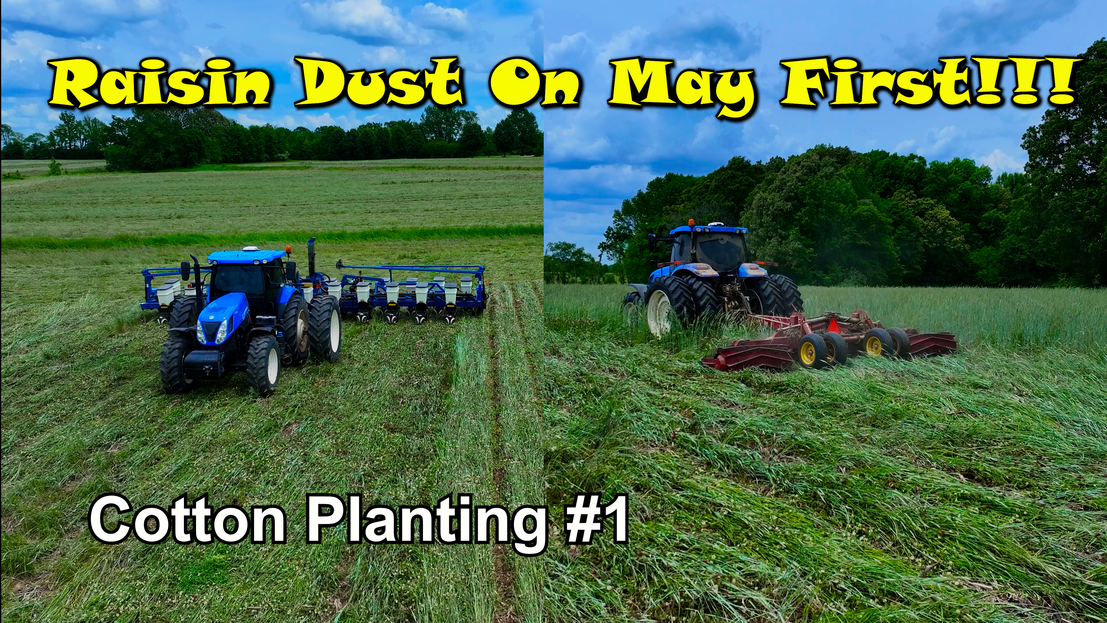 Rasing Dust On May 1st!!!  Cotton Planting #1 | Griggs Farms