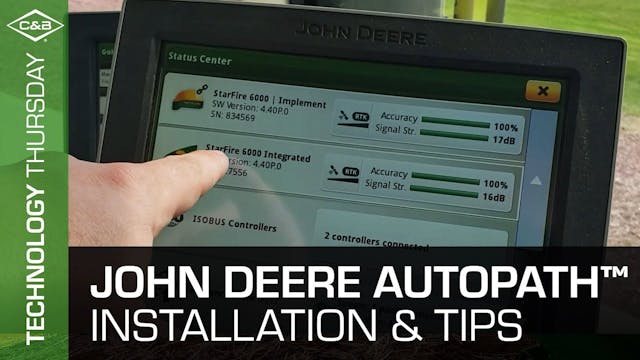 John Deere AutoPath™ | C & B