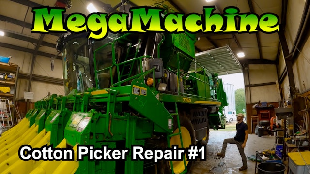 She's A Beast!!!  Cotton Picker Repair #1 | Griggs Farms