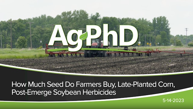 How Much Seed Do Farmers Buy, Late-Planted Corn, Post-Emerge Soybean Herbicides