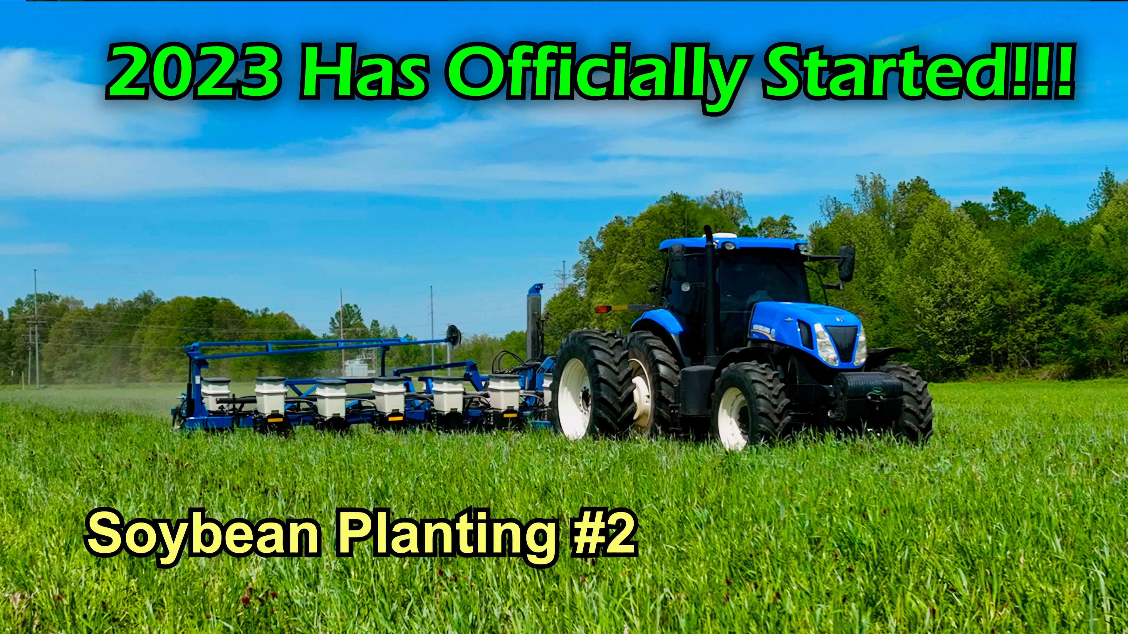 2023 Has Officially Started!! Soybean Planting #2 | Griggs Farms